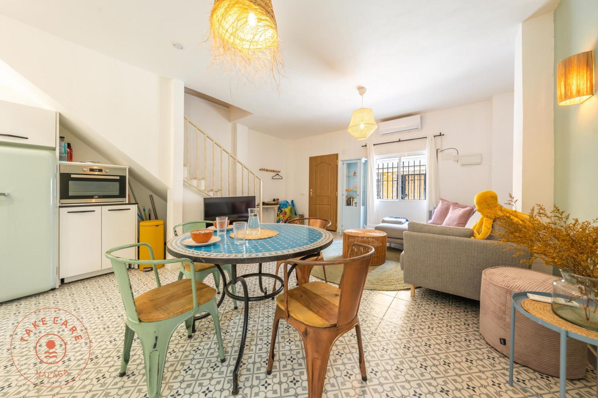 Colourful Fisher House Pulpito In El Palo! - Tcm มาลากา ภายนอก รูปภาพ